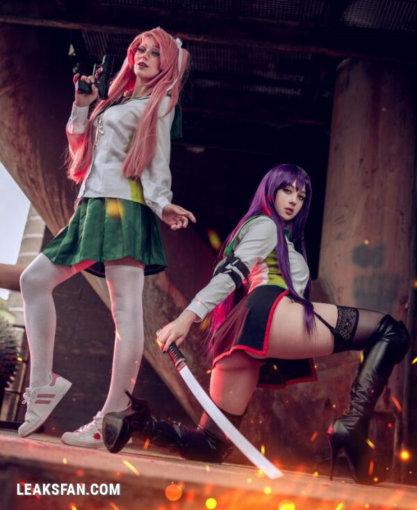 Liensue &amp;amp; Gumiho Arts - Saeko &amp;amp; Saya (School of The Dead) - 2