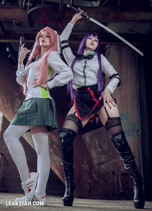 Liensue &amp;amp; Gumiho Arts - Saeko &amp;amp; Saya (School of The Dead) - 12