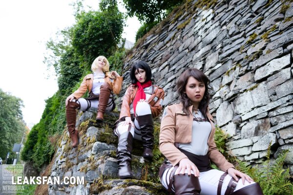 Mikomi Hokina, Virtual Geisha &amp;amp; Yuzupyon - Mikasa, Historia &amp;amp; genderbend Eren (Shingeki no kyojin) - 12